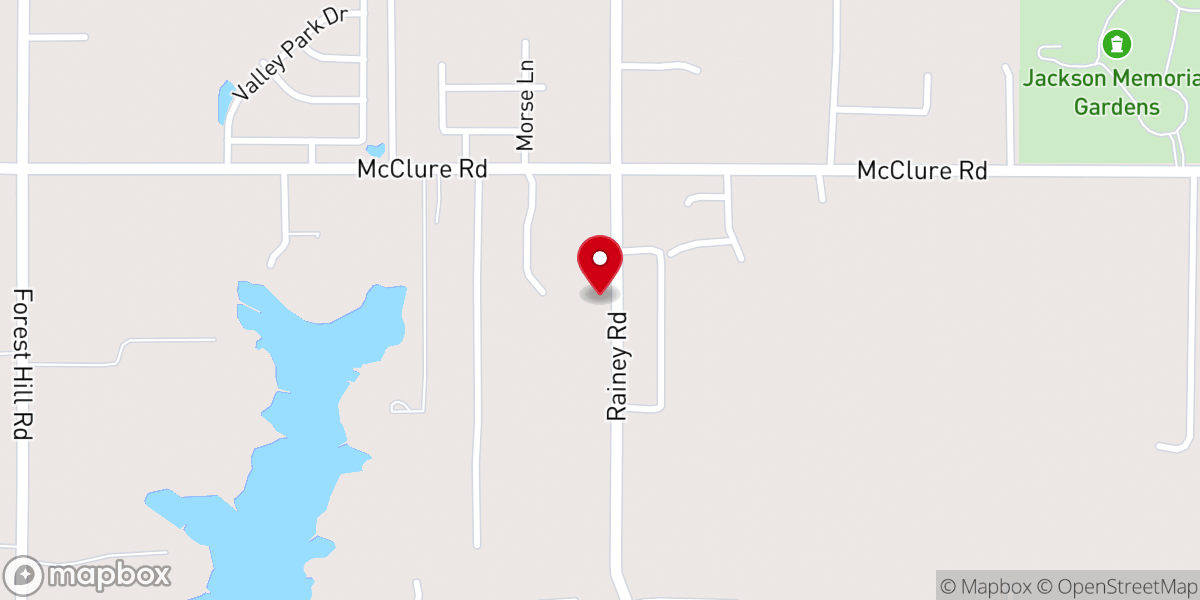 Map showing location of South Jackson United Pentecostal Church