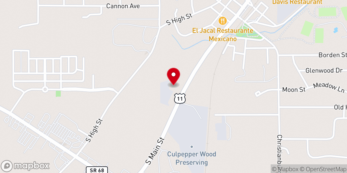 Map showing location of Calvary Chapel Sweetwatercorporation