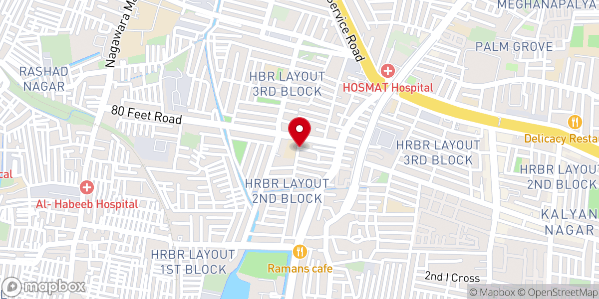 Map showing location of City Harvest AG Church HBR