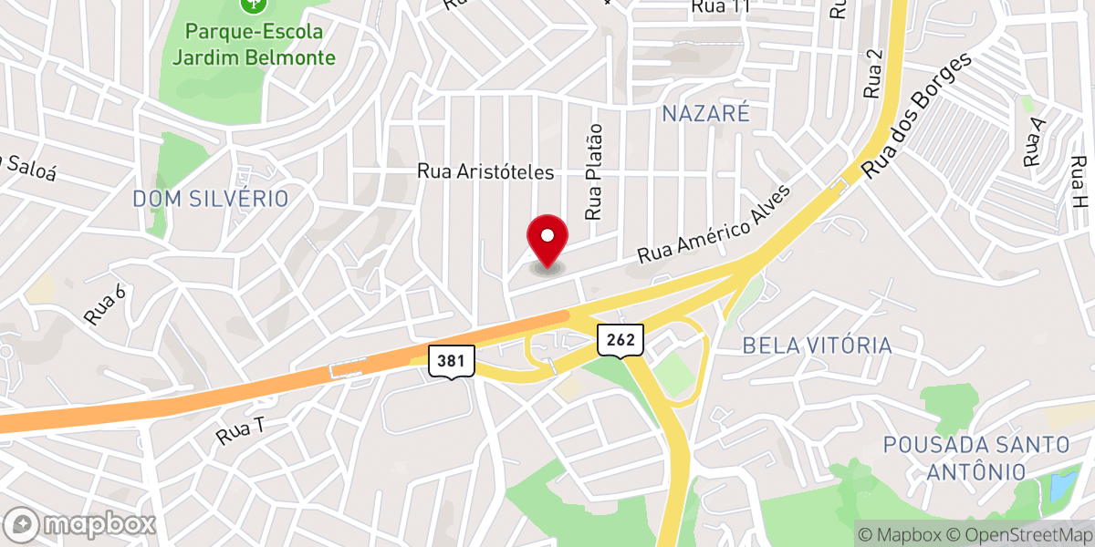 Map showing location of IGREJA PENTECOSTAL DE ORAÇÃO