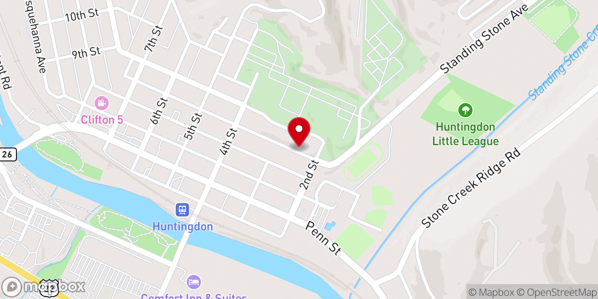 Map showing location of Trena Wilson's Child Care
