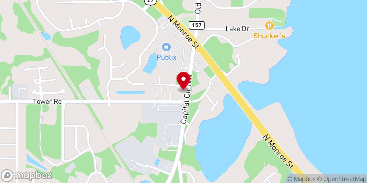 Map showing location of Destiny Church TLH