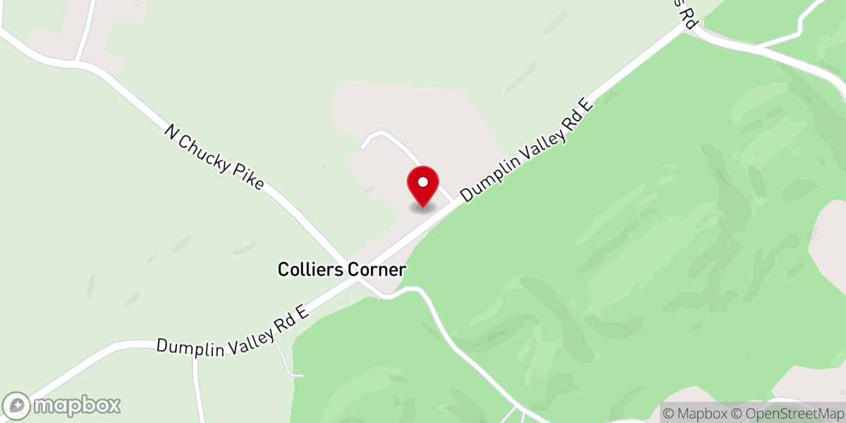 Map showing location of Mt Vale Church