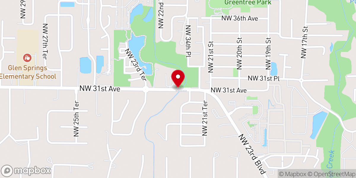 Map showing location of Gateway Christian Center Inc