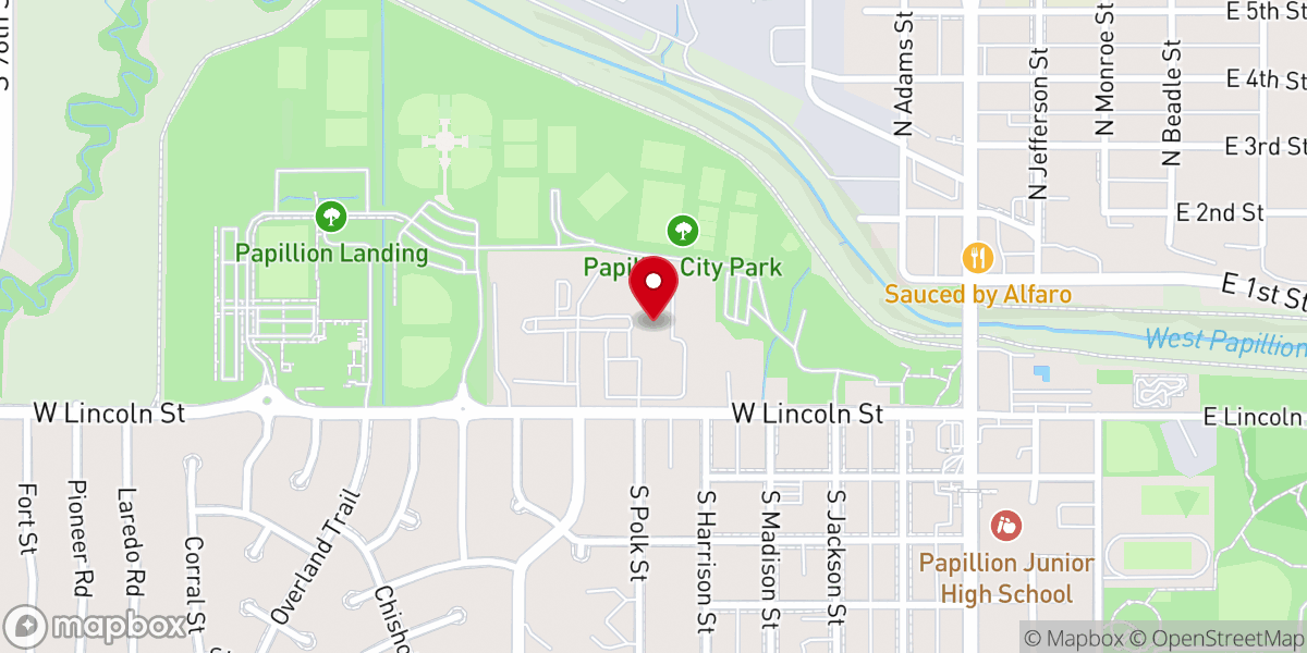 Map showing location of Trinity Lutheran Church Fitness