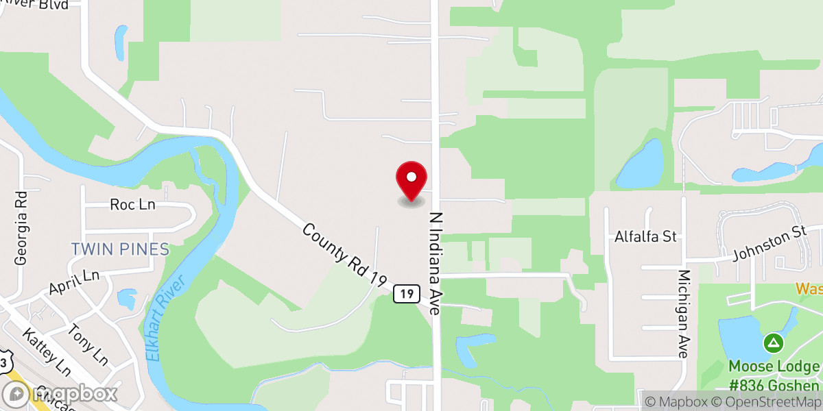 Map showing location of Russian Orthodox Church
