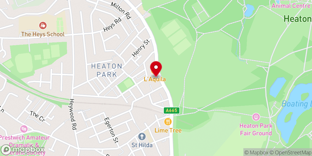 Map showing location of Heaton Park Methodist Church
