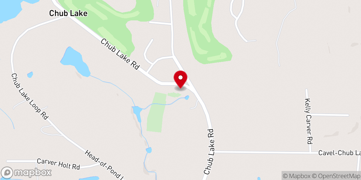 Map showing location of Theresa Baptist Church