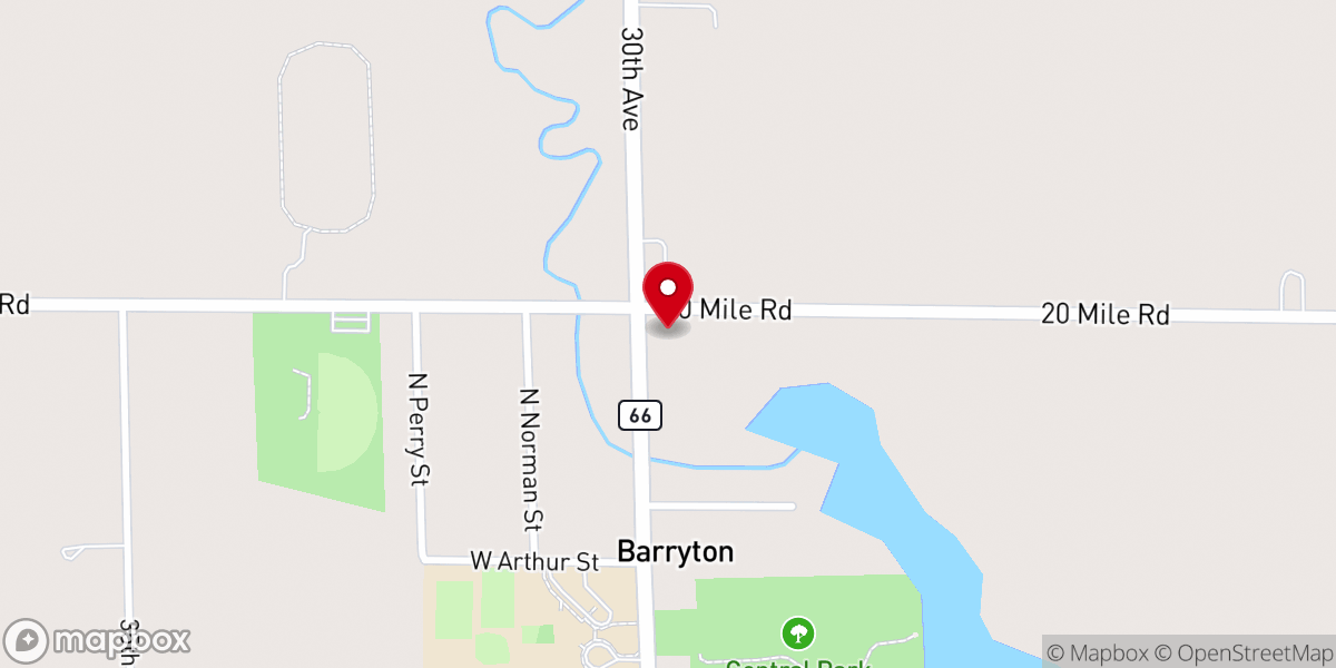Map showing location of Steadfast Baptist Ministry