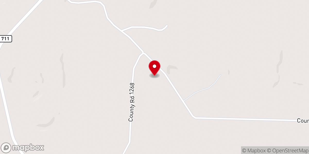 Map showing location of Providence Missionary Baptist Church