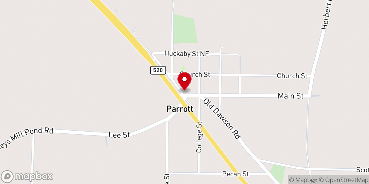 Map showing location of Macedonia Baptist Church