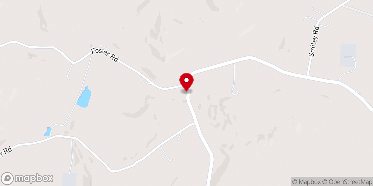 Map showing location of North Buffalo Presbyterian Church