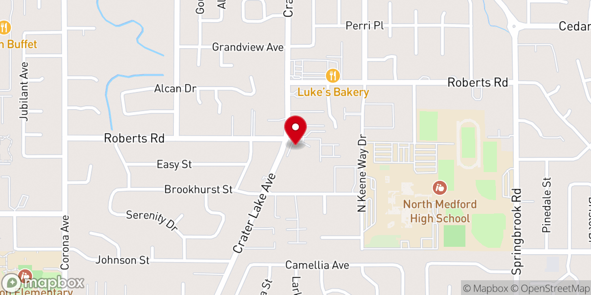 Map showing location of First Church of God