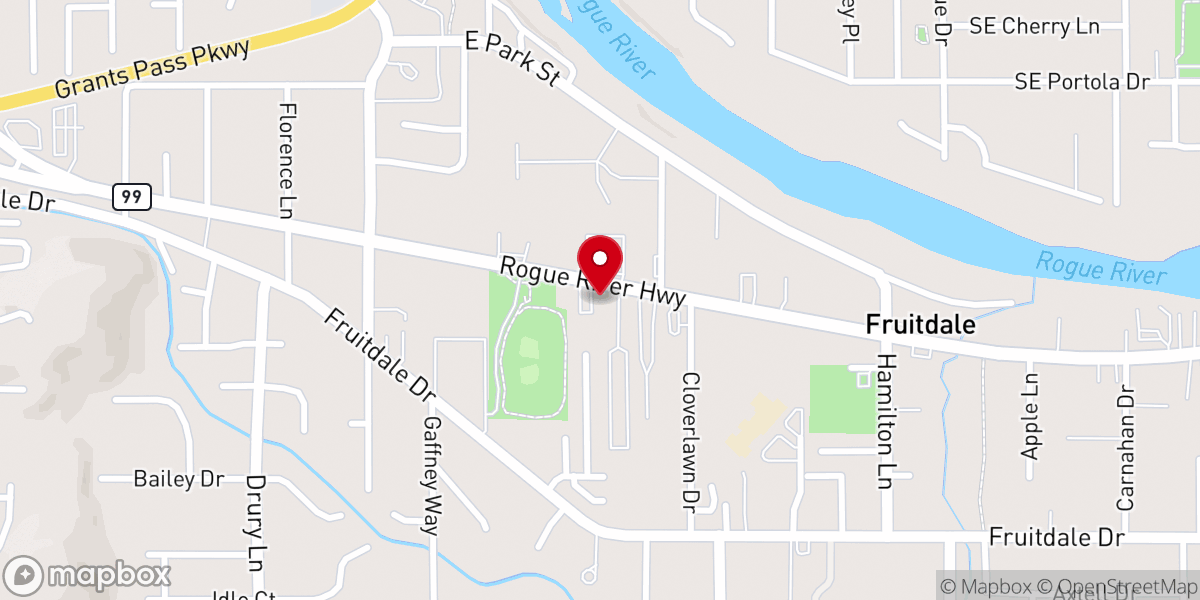 Map showing location of JOE's Place Ministries