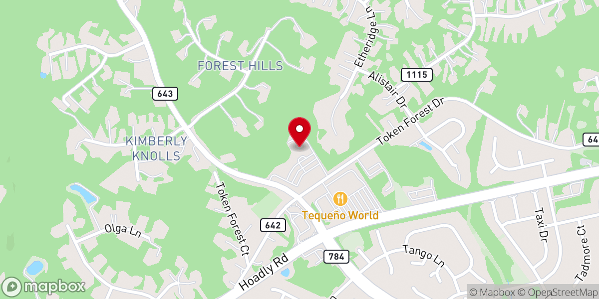 Map showing location of Sacred Heart Roman Catholic Church