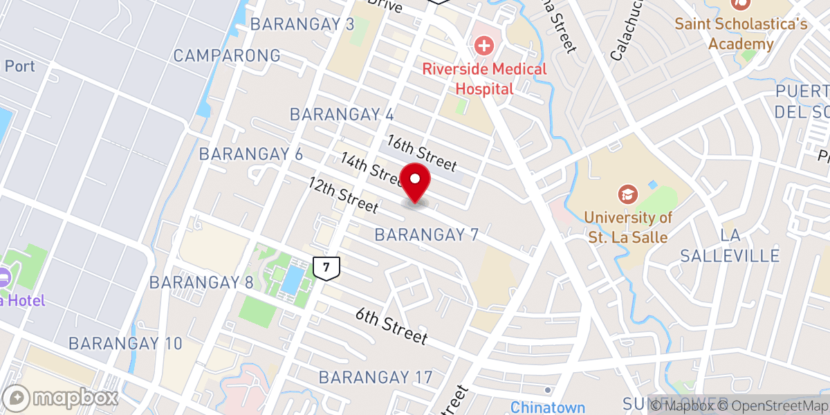 Map showing location of iglesia ni cristo