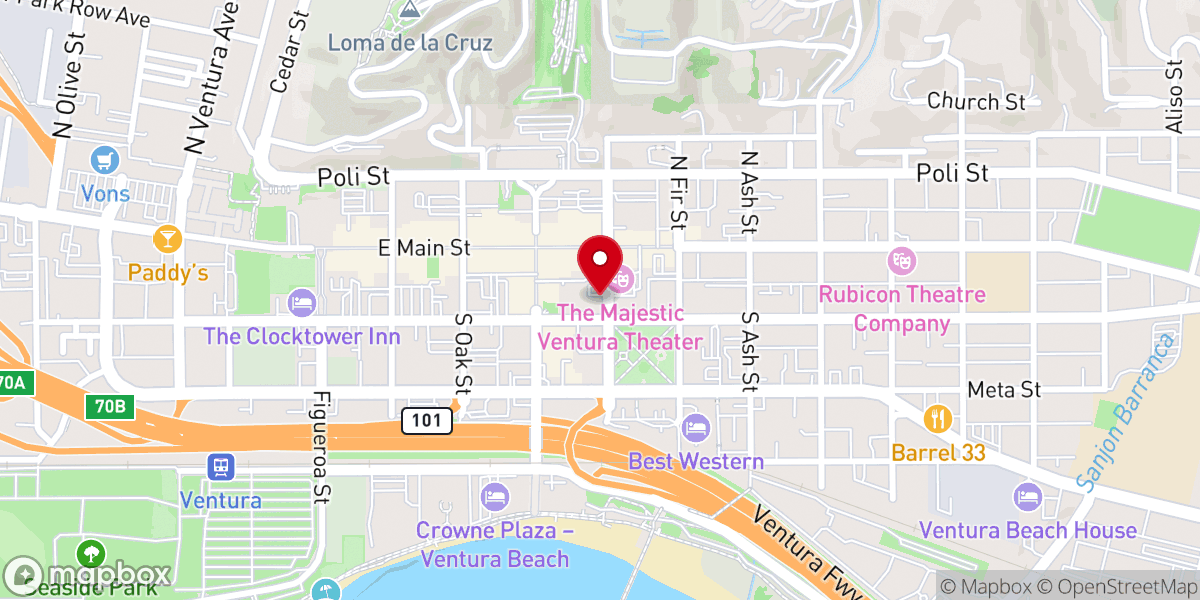 Map showing location of The River Community Church