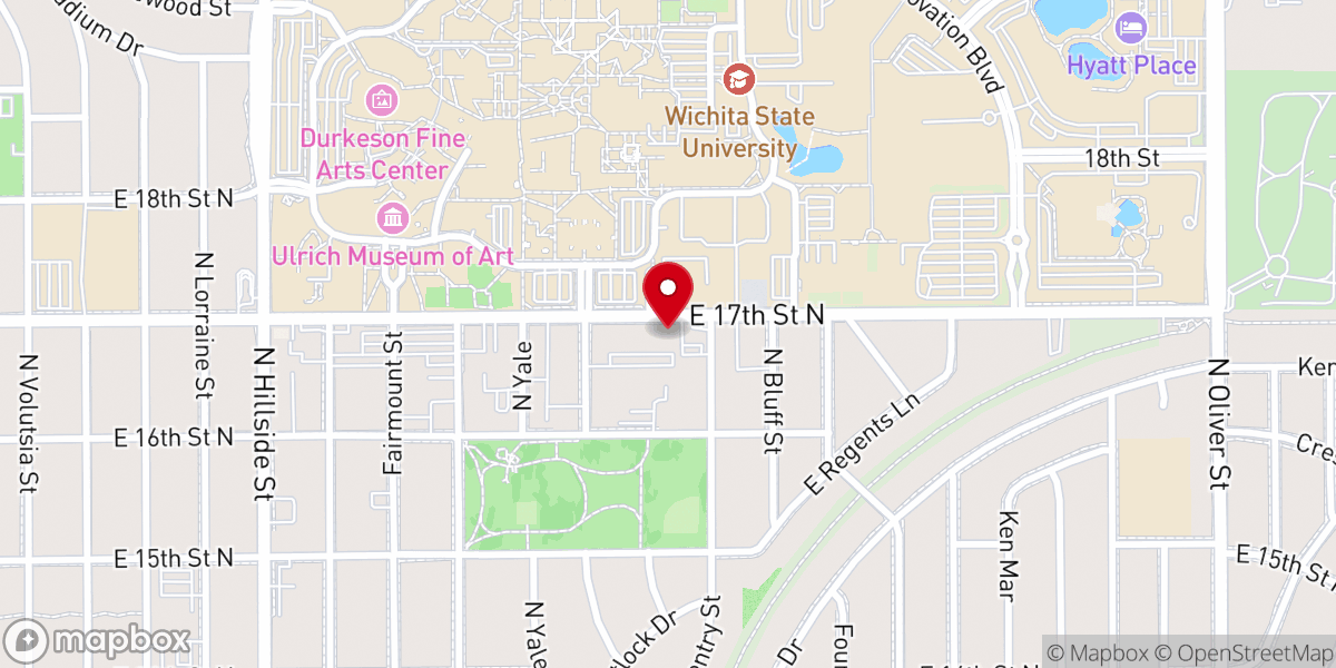 Map showing location of Fairmount Ministries