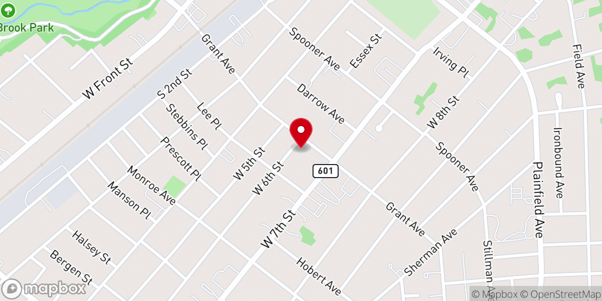 Map showing location of Greater Refuge Church-Christ