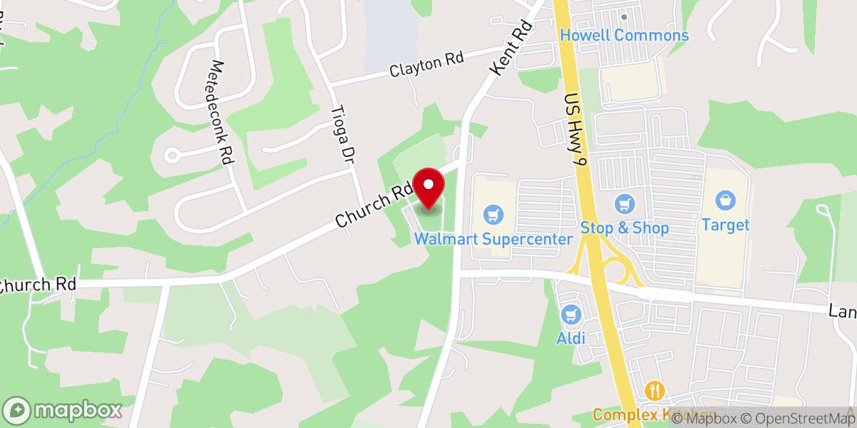 Map showing location of Archangel Michael Coptic Orthodox Church