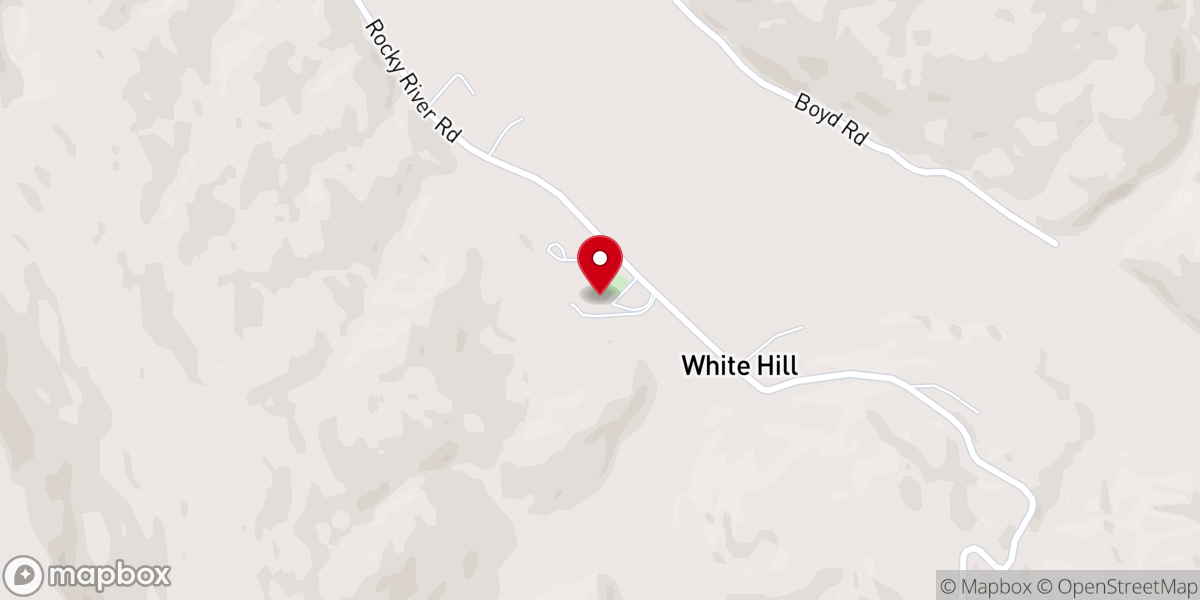 Map showing location of White Hill Church of Christ