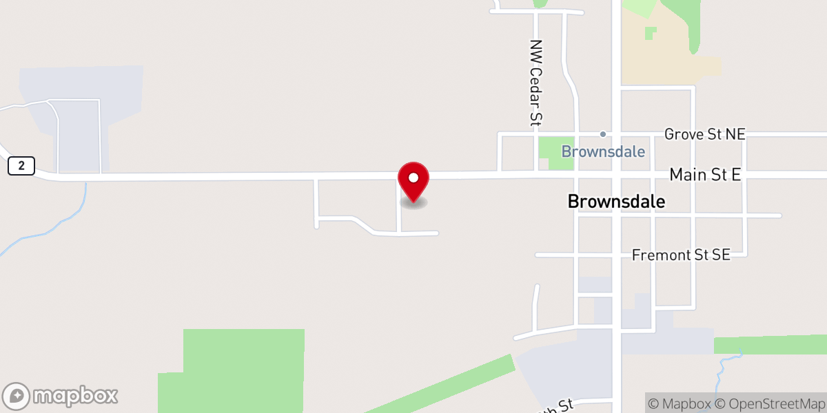 Map showing location of Our Savior Lutheran Church