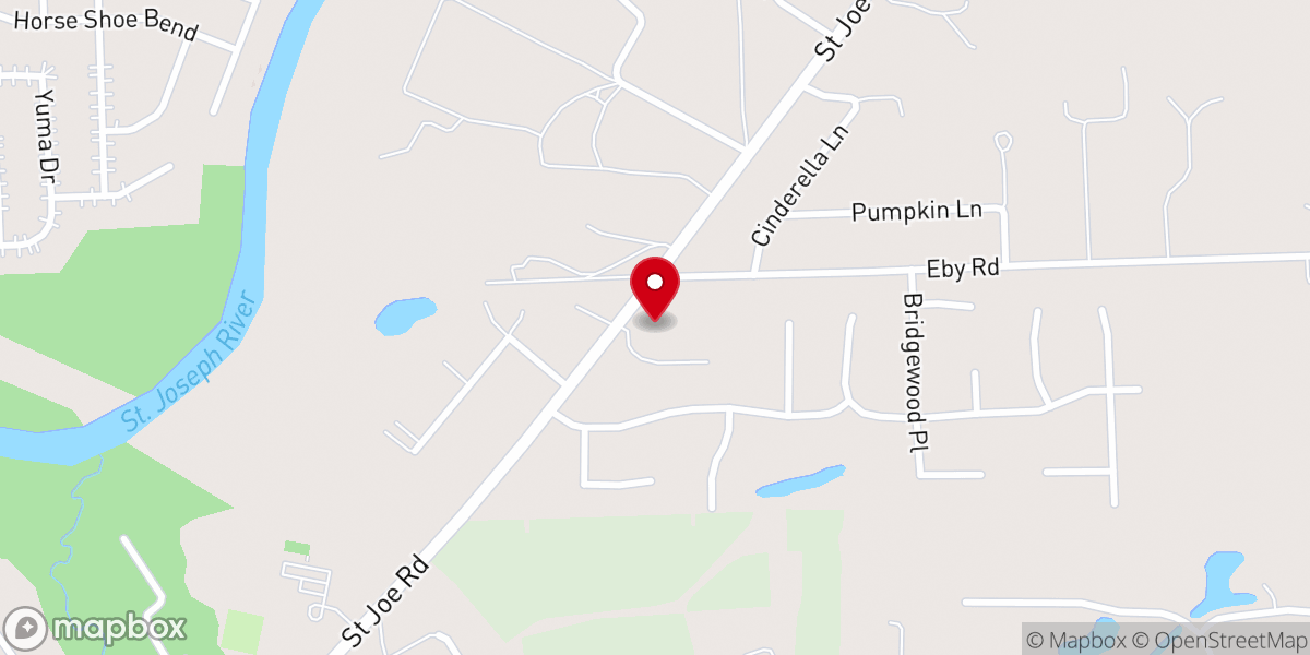 Map showing location of Redemption Bible Church