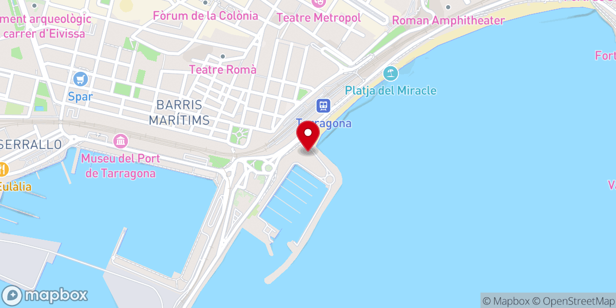Map showing location of Iglesia Moriah