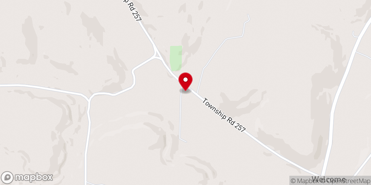 Map showing location of Welcome Church of Christ