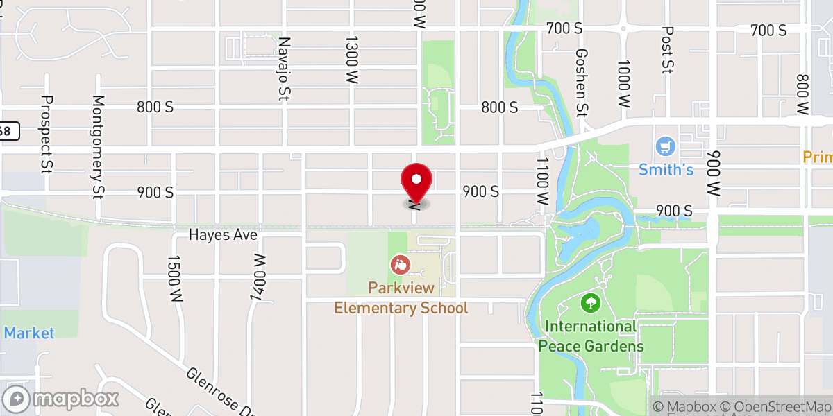 Map showing location of Sisdac-west Valley City- Utah