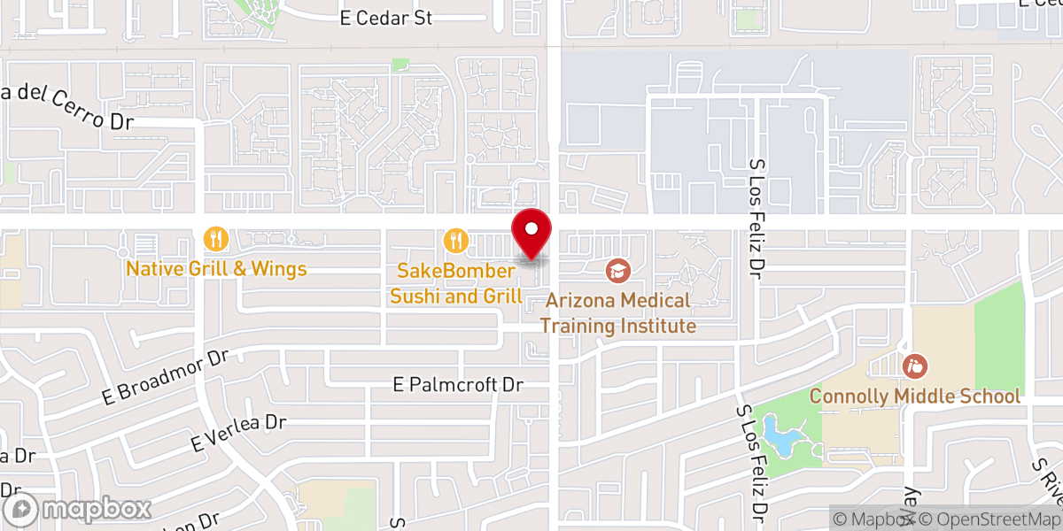 Map showing location of Voice of the Sign