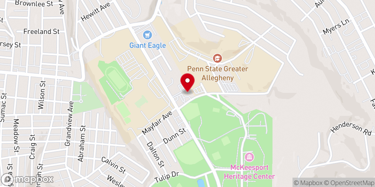 Map showing location of Free Hungarian Reformed Church