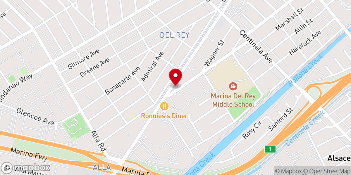 Map showing location of Marina Christian Fellowship