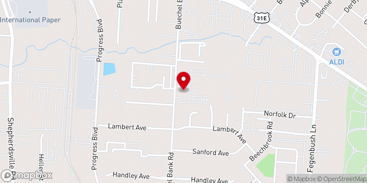 Map showing location of Saint Bartholomew Catholic Church