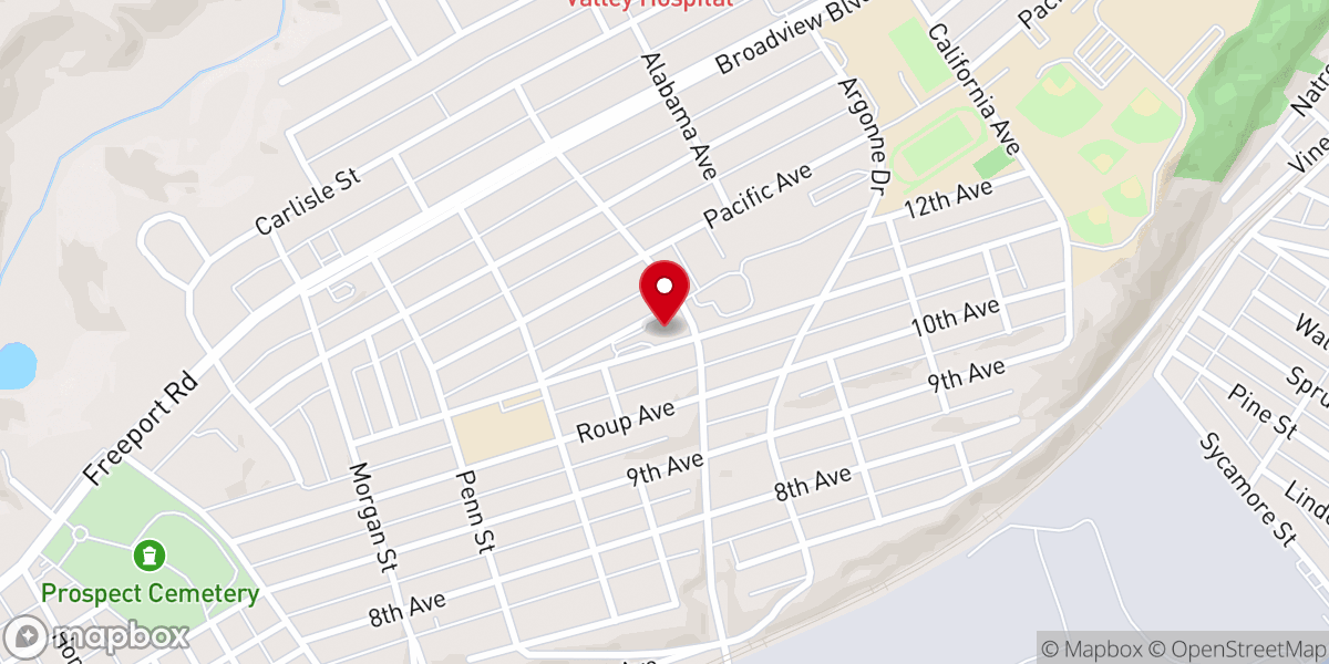 Map showing location of Generations House of Worship Inc
