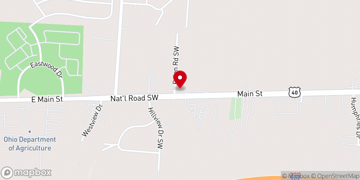 Map showing location of Rolen Road Church of Christ