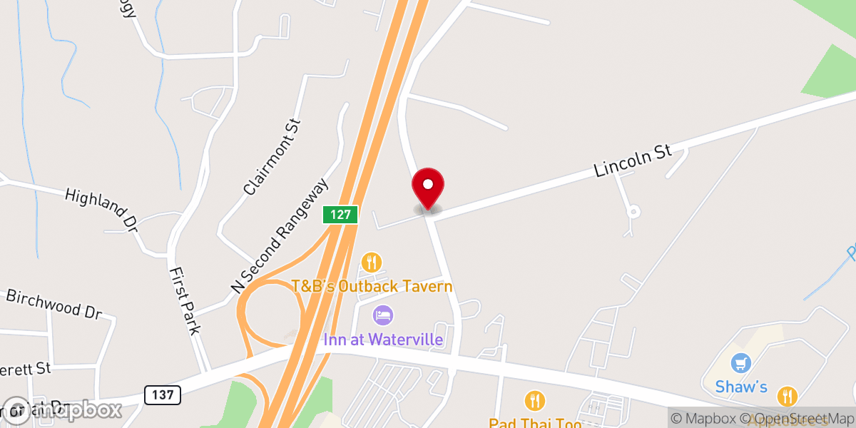 Map showing location of Church of Christ