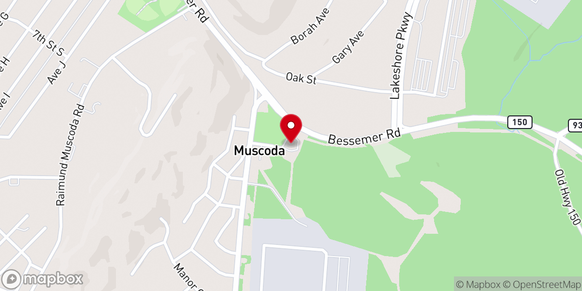 Map showing location of Star Light Baptist Church
