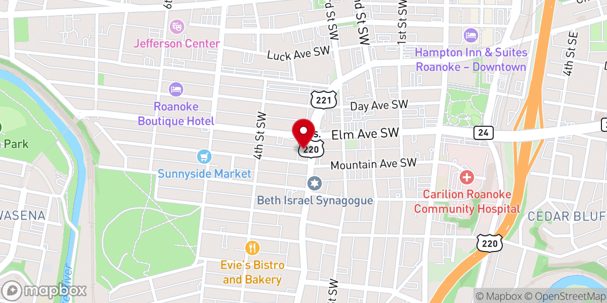 Map showing location of Grace Fellowship