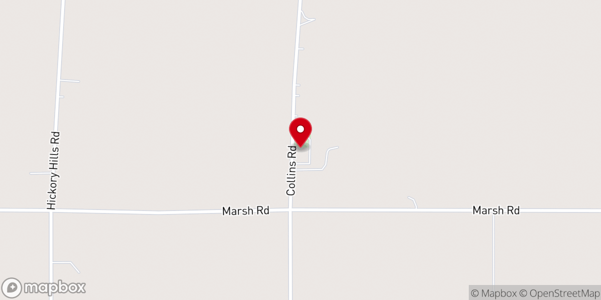 Map showing location of St Peter Lutheran Church