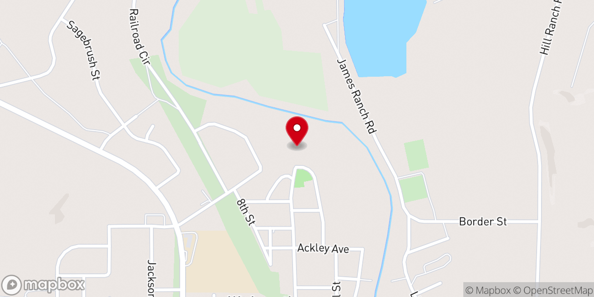 Map showing location of St Michael & All Angels