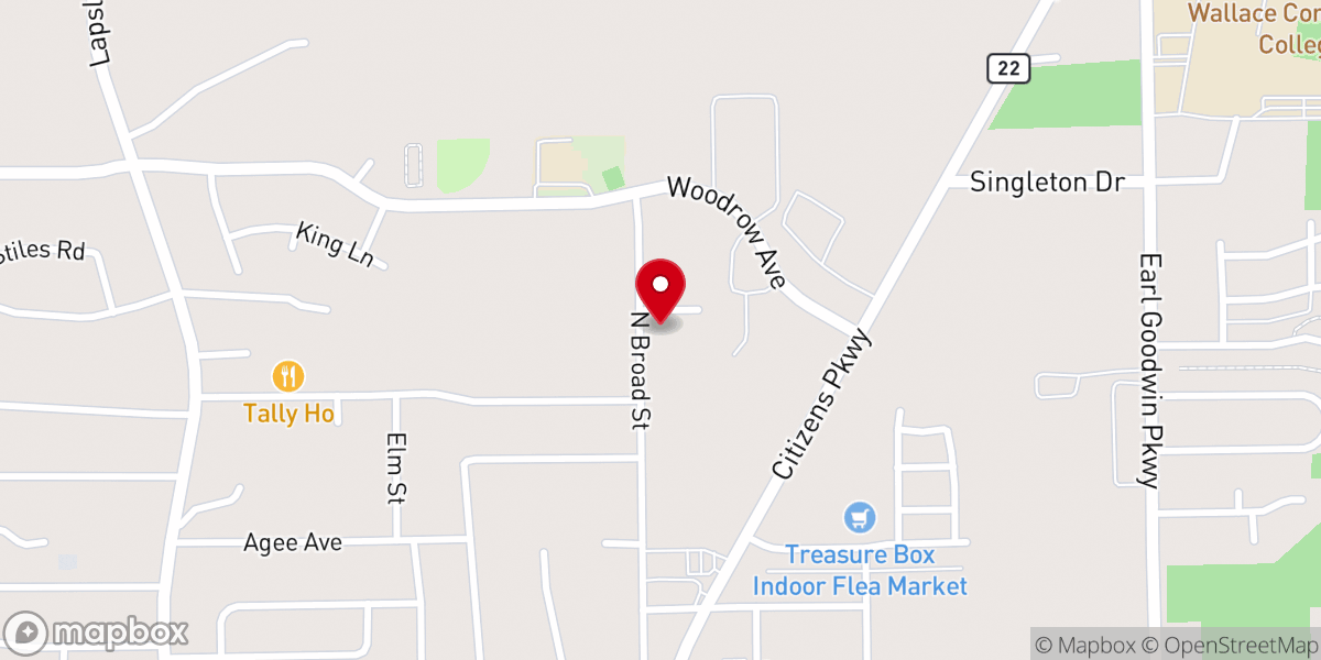 Map showing location of Kingdom Life Ministry