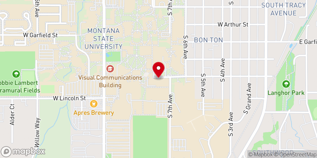 Map showing location of Church of Christ