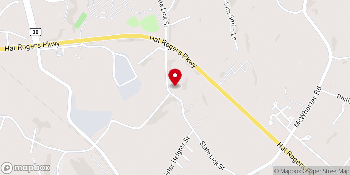 Map showing location of London Baptist Church