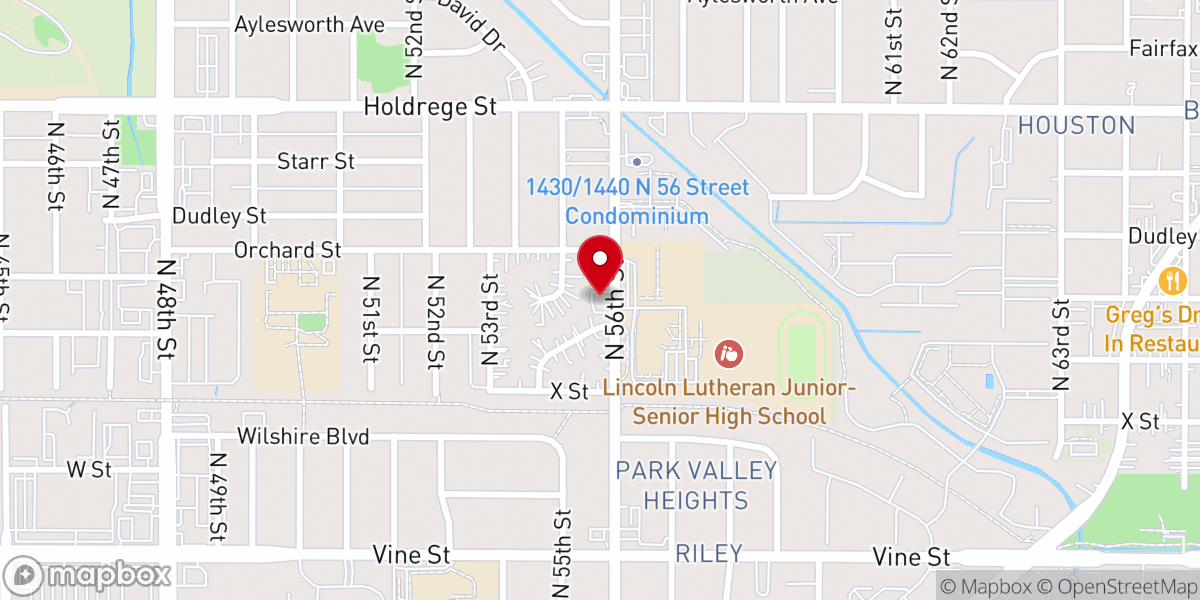 Map showing location of Praise Temple Church of the Living God