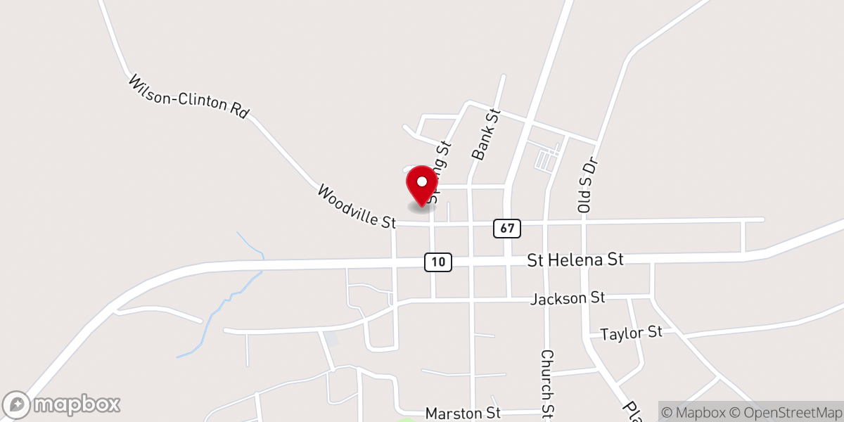 Map showing location of Restoration Christian Center