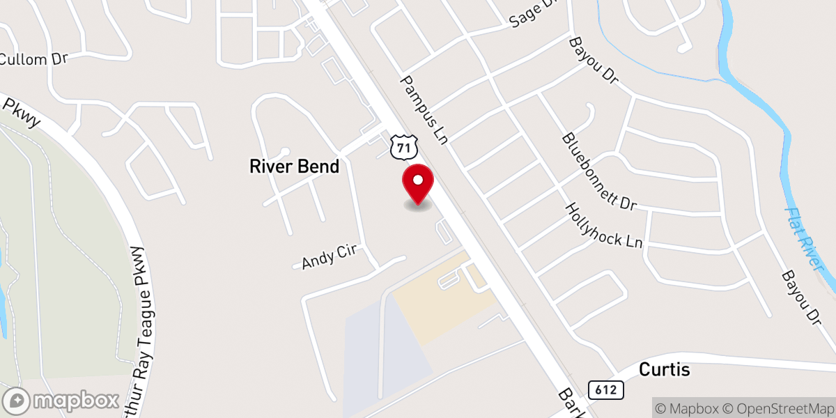 Map showing location of Heritage Missionary Baptist Church