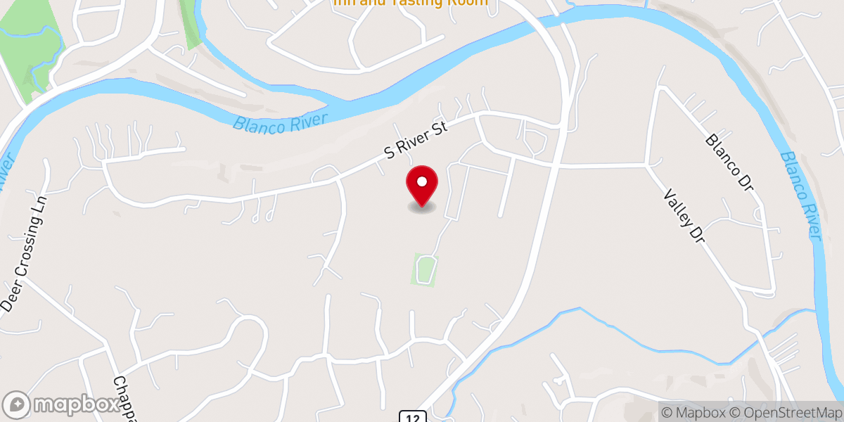 Map showing location of Cypress Creek Church
