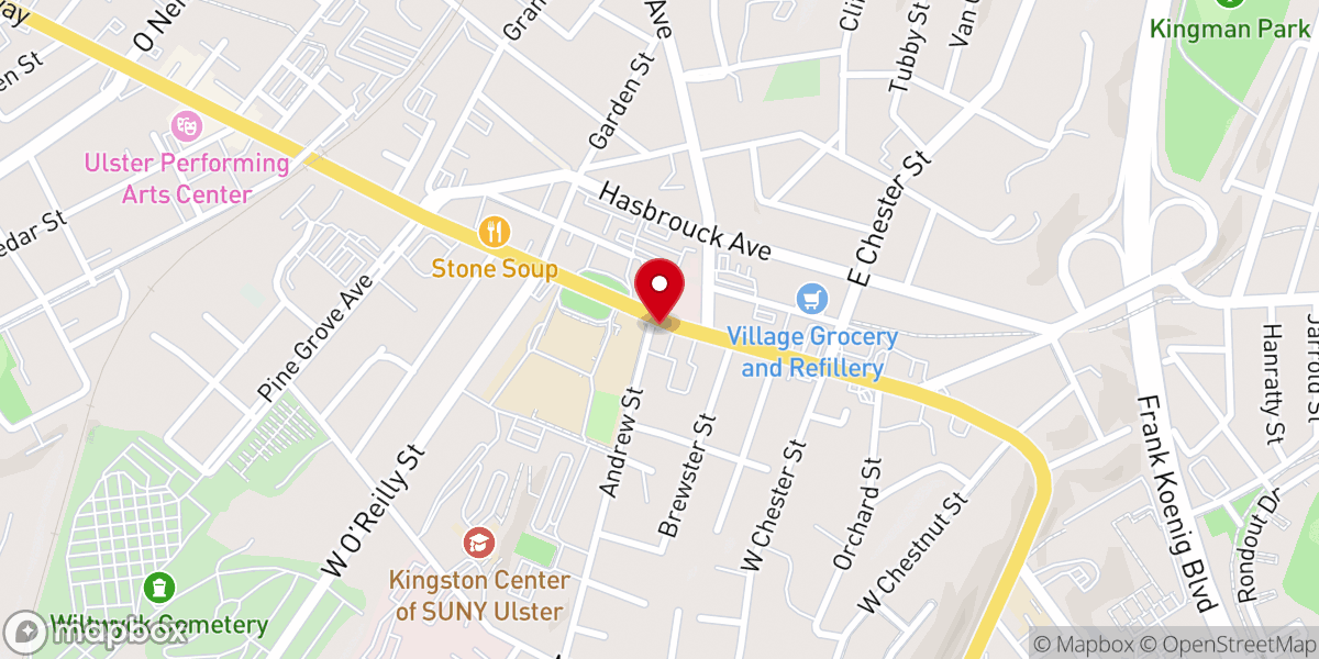 Map showing location of Abundant Life Tabernacle