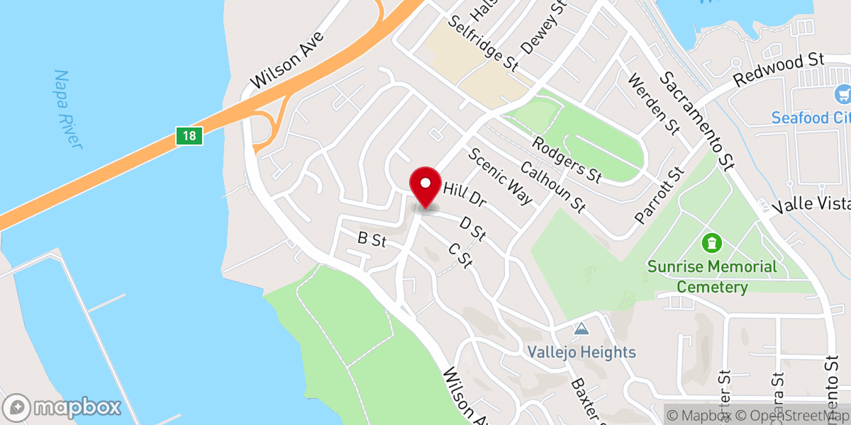 Map showing location of Terrace Community Methodist Church